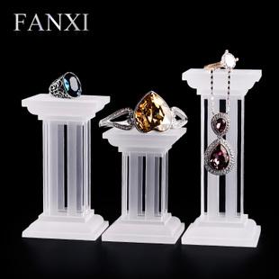 凡西fanxi亚克力珠宝展示道具罗马柱珠宝首饰柜台项链展示架摆件